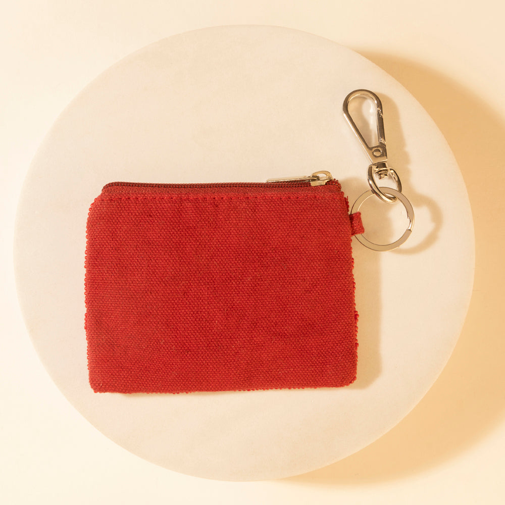 Sonoran Cacti Bag Charm in Red Desert