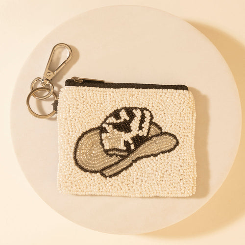 Rodeo Town Bag Charm in Sandy Ivory