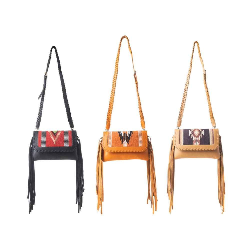 Arrowhead Trail Crossbody Bag in Shadow Black