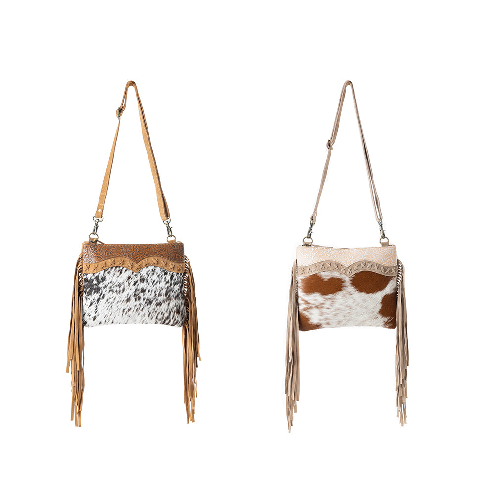 Mesa Rebel Hairon Bag in Spotted Tan