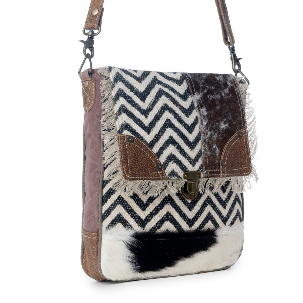 Rug & Patches Design Shoulder Bag