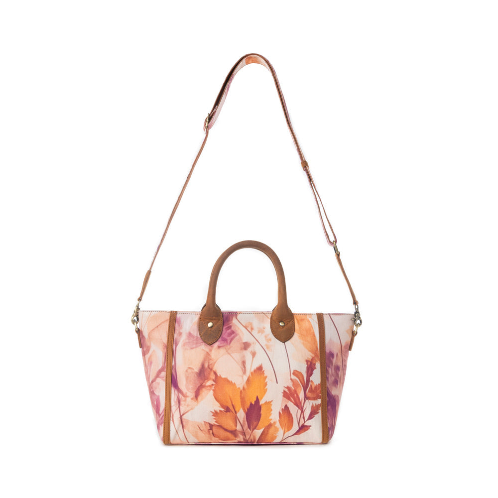 Myra Rosy Trails Crossbody Bag in Maple Grove