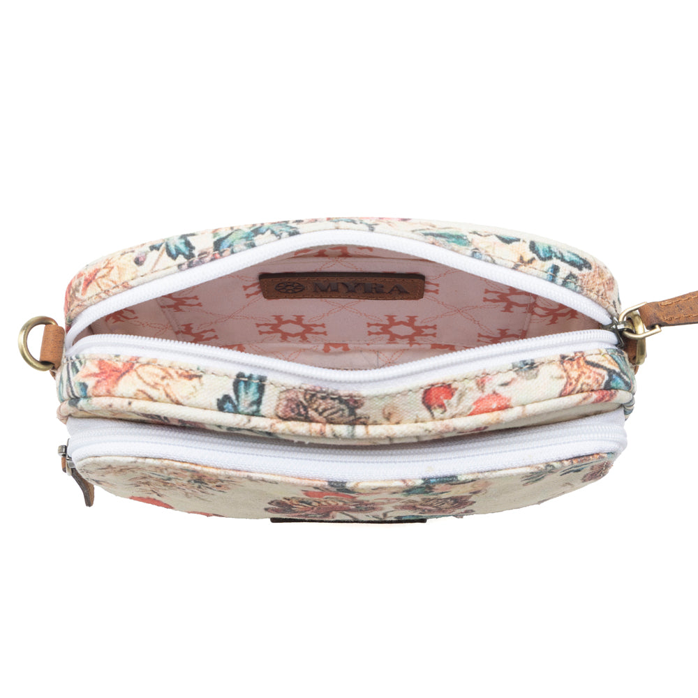 Meadow Song Cotton & Leather Crossbody Bag Variant Combo