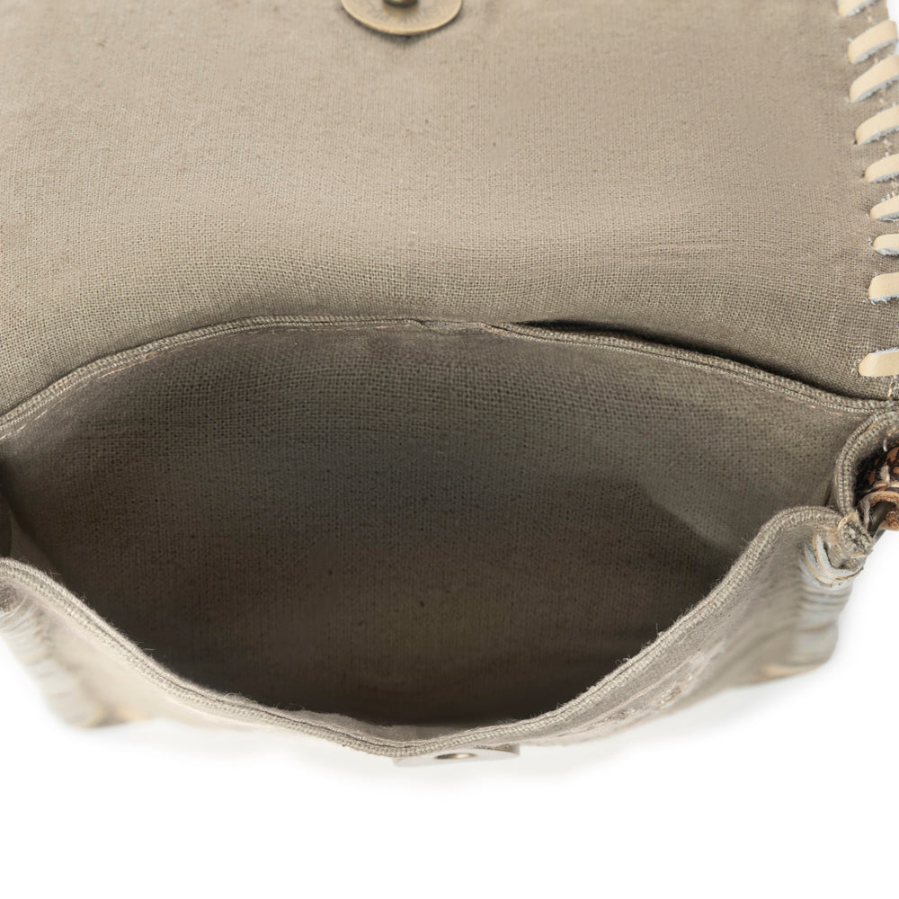 Myra Cheyenne Peaks Crossbody Bag in Dusty Olive