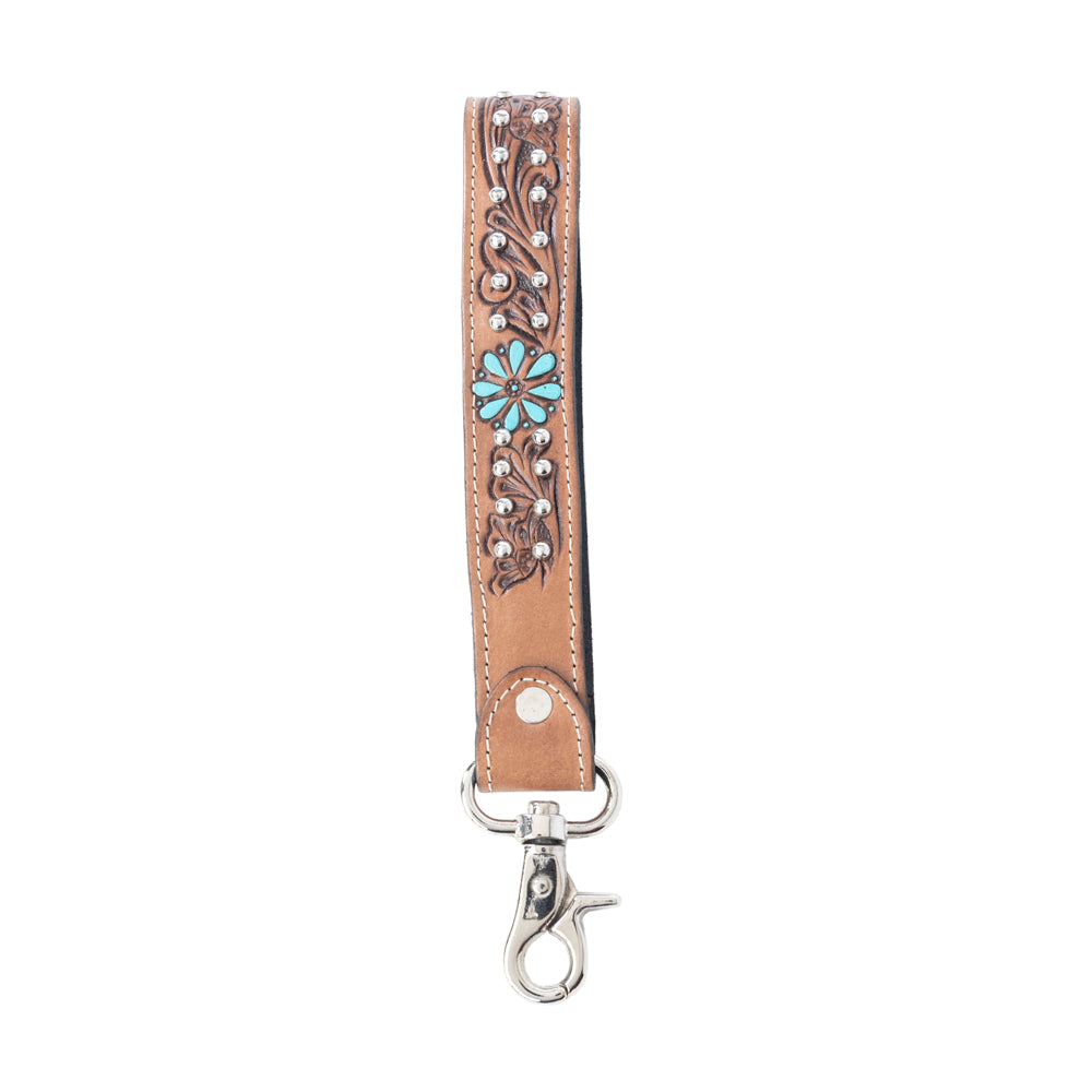 Spirit Stone Handtooled Leather Keyfob Variant Combo