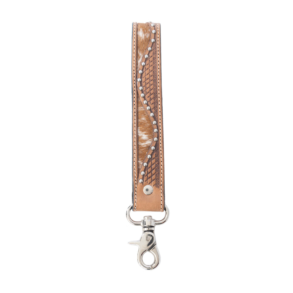 Bronco Wave Handtooled Leather Keyfob Variant Combo