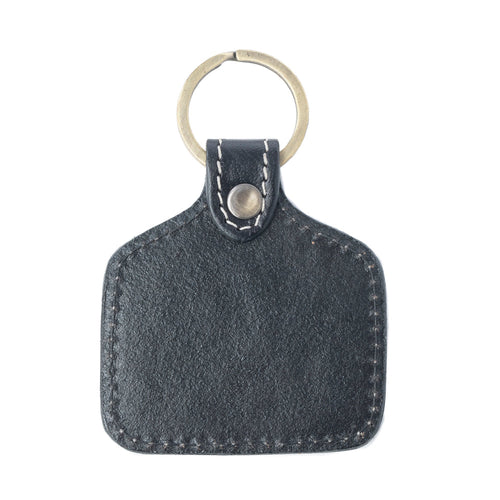Saguaro Spirit Handtooled Leather Keyfob in Sage Brown