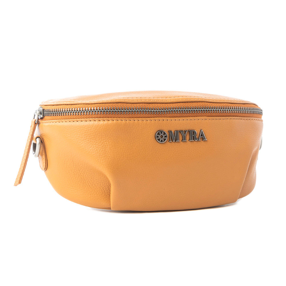 Compass Mesa Leather Fanny Pack in Honey Cloud
