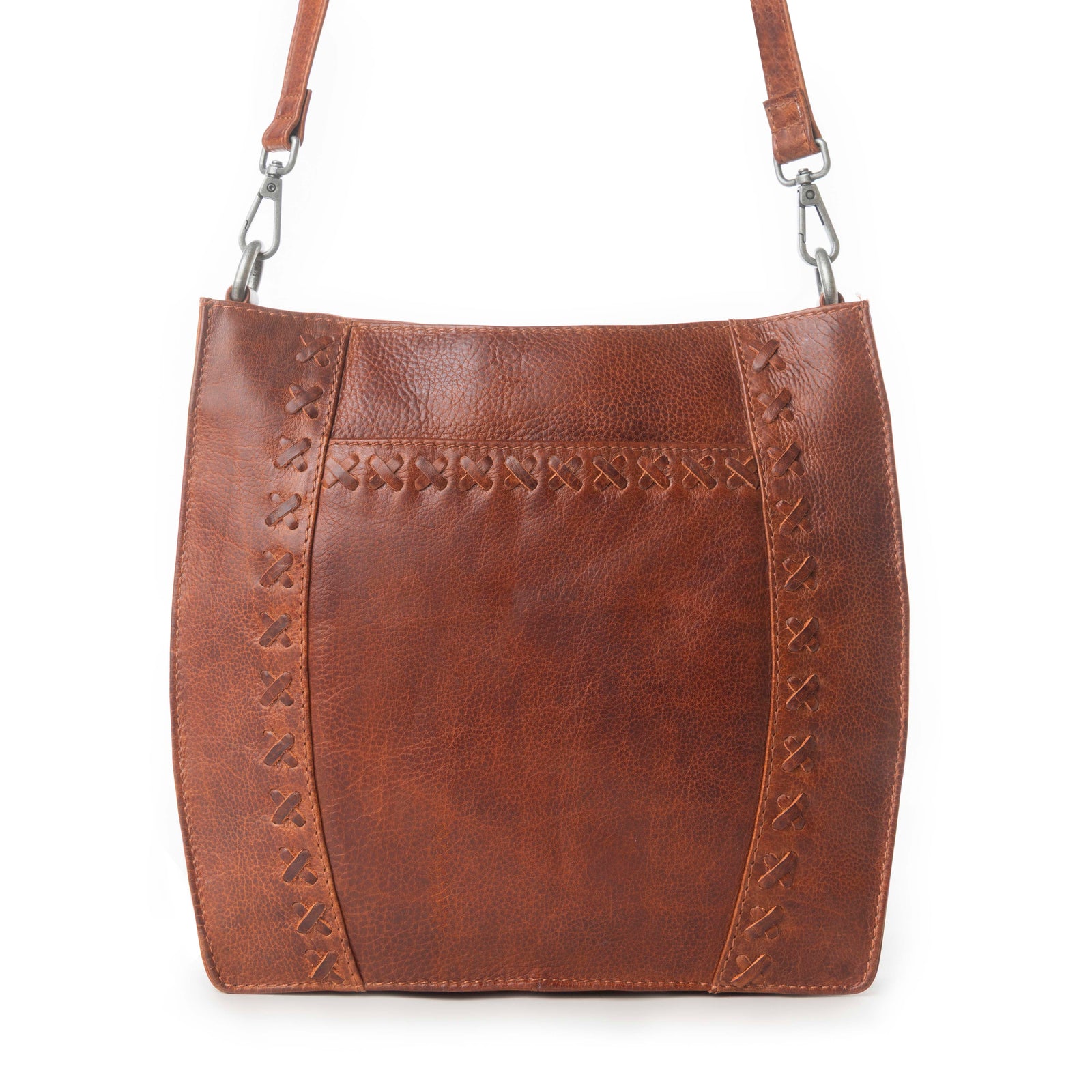 Zidana Mirelle Woven Veg Tanned Leather Sling Bag Variant Combo
