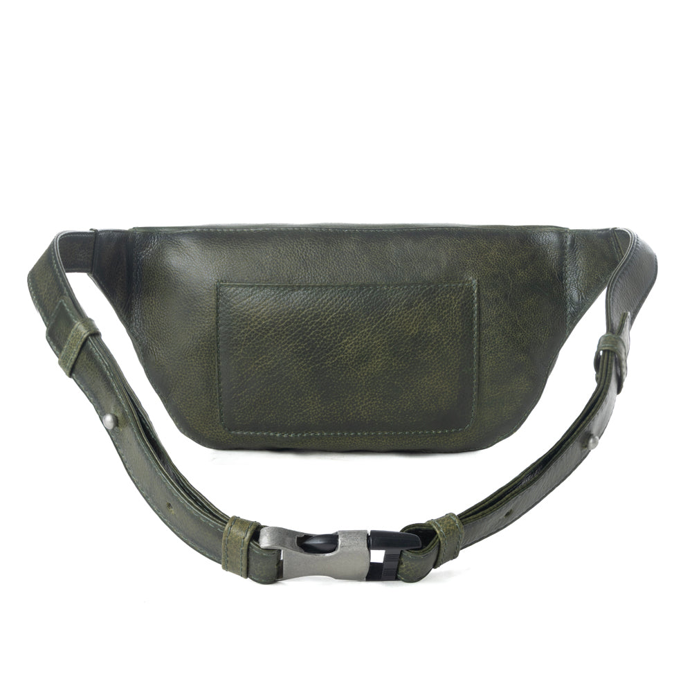 Zidana Amarillo Handstitched Veg Tanned Leather Fanny Pack Variant Combo