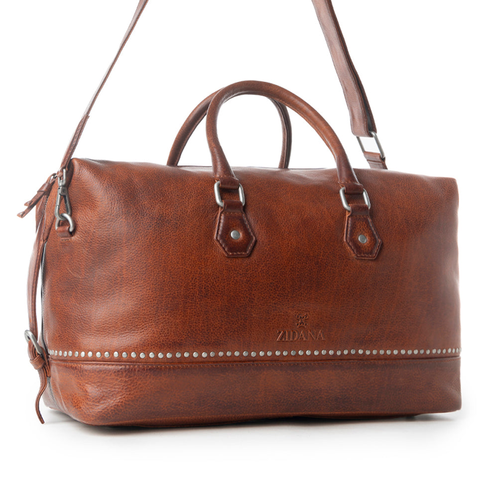 Zidana Sundown Plains Veg Tanned Leather Traveller Bag Variant Combo