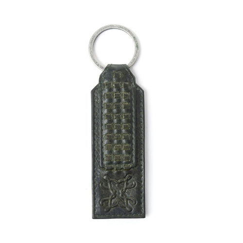 Myra Zidana Ardan Artistry Veg Tanned Leather Keyfob in Sage Shadow