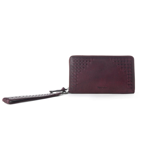 Zidana Elko Braided Veg Tanned Leather Wallet Variant Combo