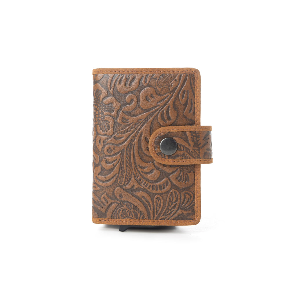 Wild Rose Leather Credit Card Holder Variant Combo