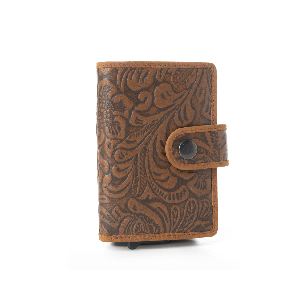 Wild Rose Leather Credit Card Holder Variant Combo