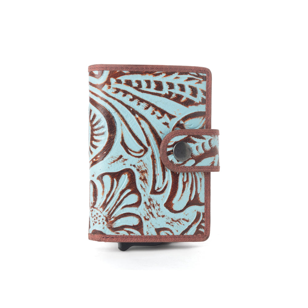 Wild Rose Leather Credit Card Holder Variant Combo