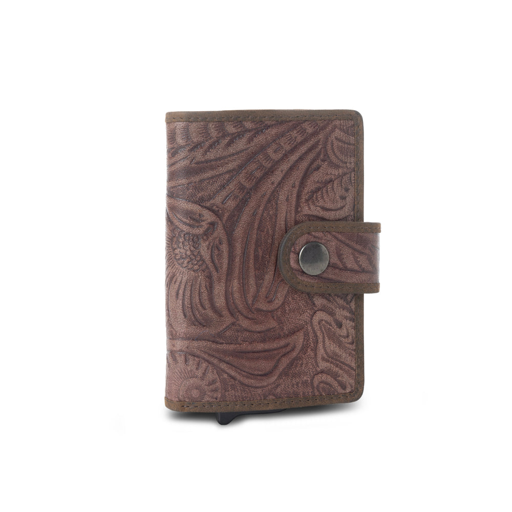 Wild Rose Leather Credit Card Holder Variant Combo