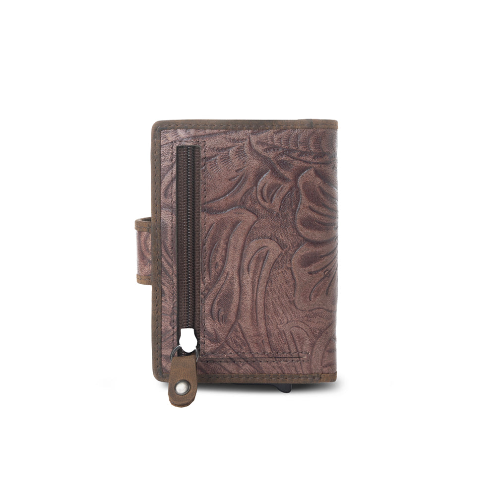 Wild Rose Leather Credit Card Holder Variant Combo