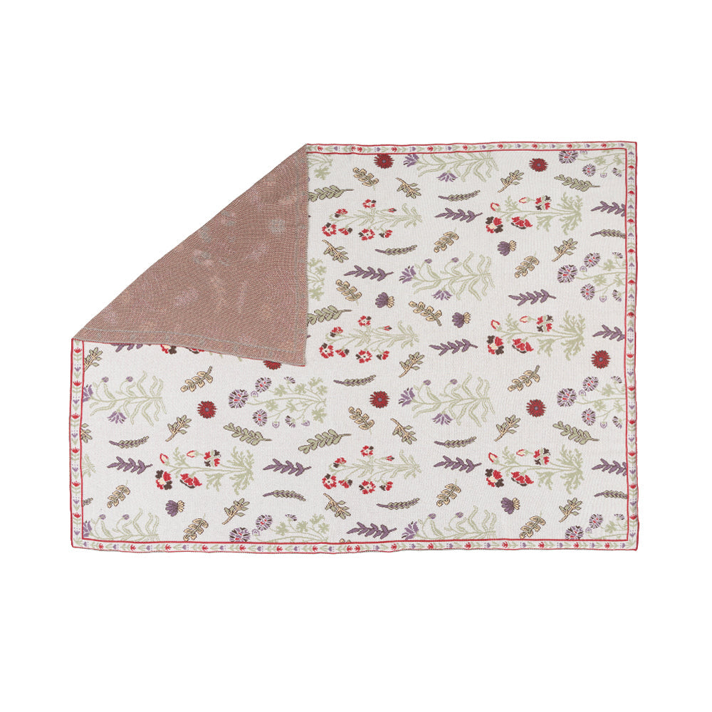 Garnet Grove Western Throw in Prairie Pearl