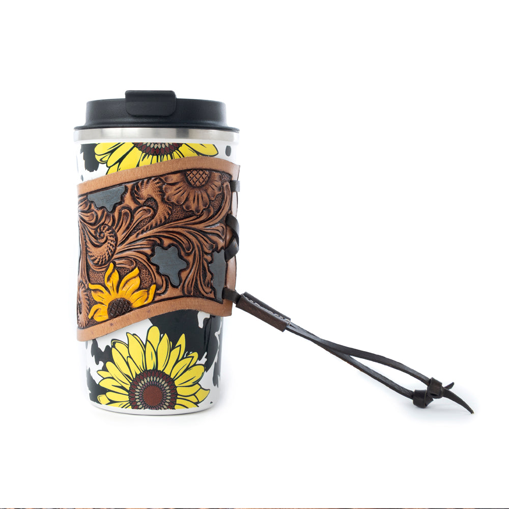 Western Trail Brew Stainless Steel Mug in Sunflower Yellow