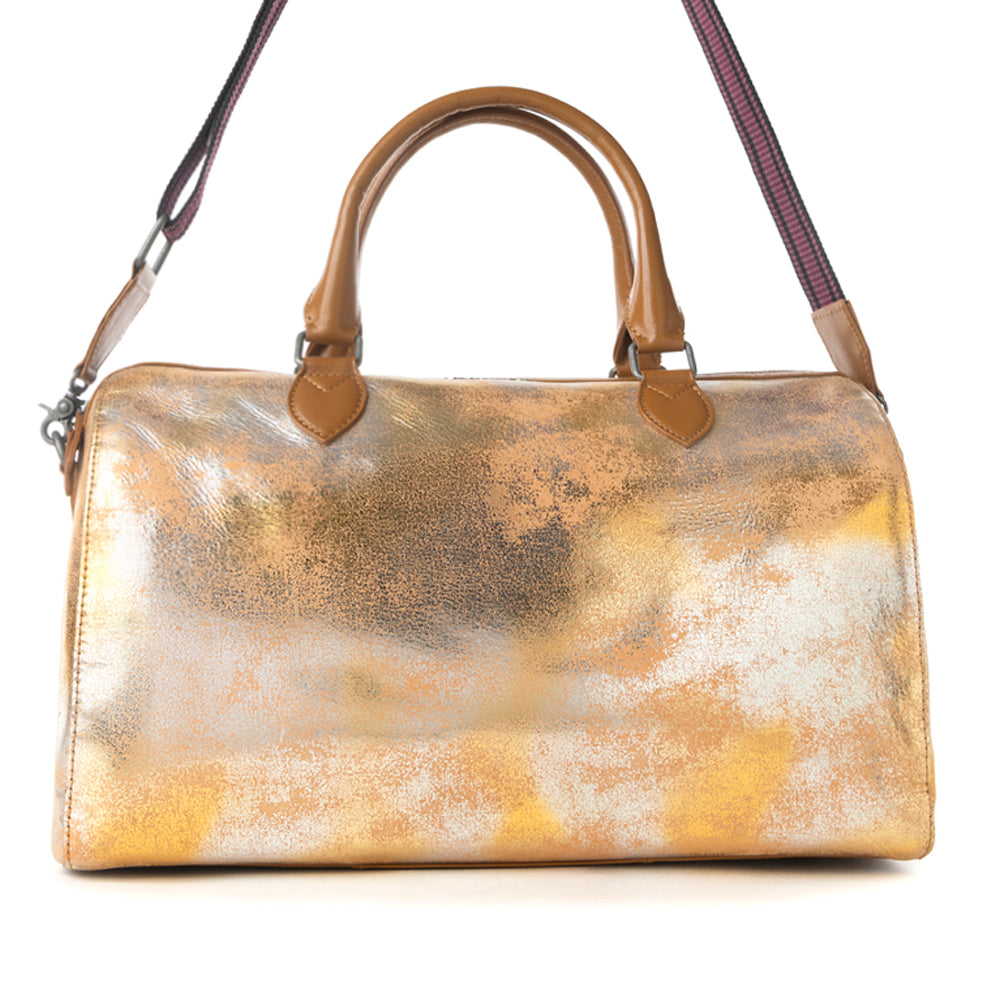 Ranger's Echo Snake Print Leather Duffle Bag Variant Combo