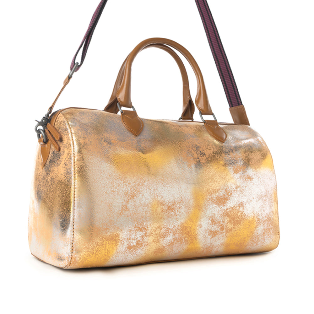 Ranger's Echo Snake Print Leather Duffle Bag Variant Combo