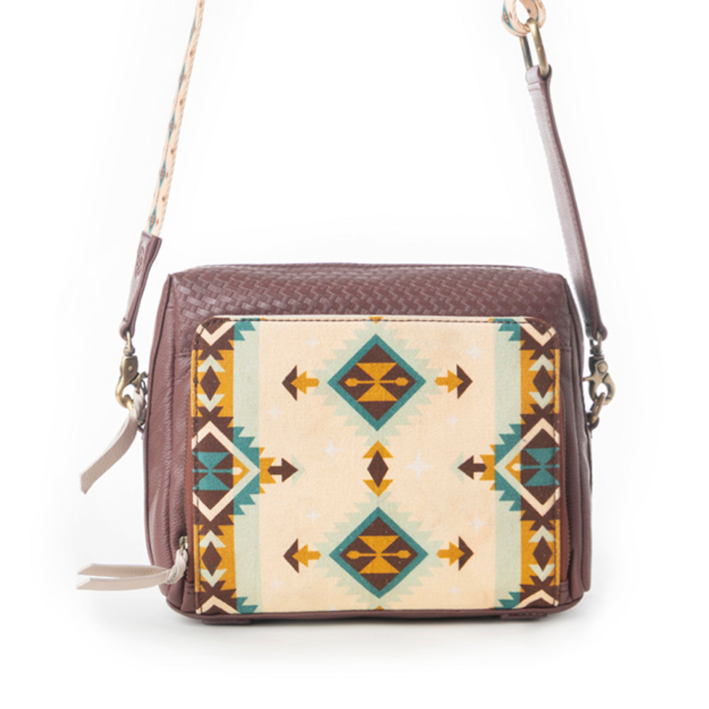 Myra Pueblo Sun Crossbody Bag in Desert Mahogany