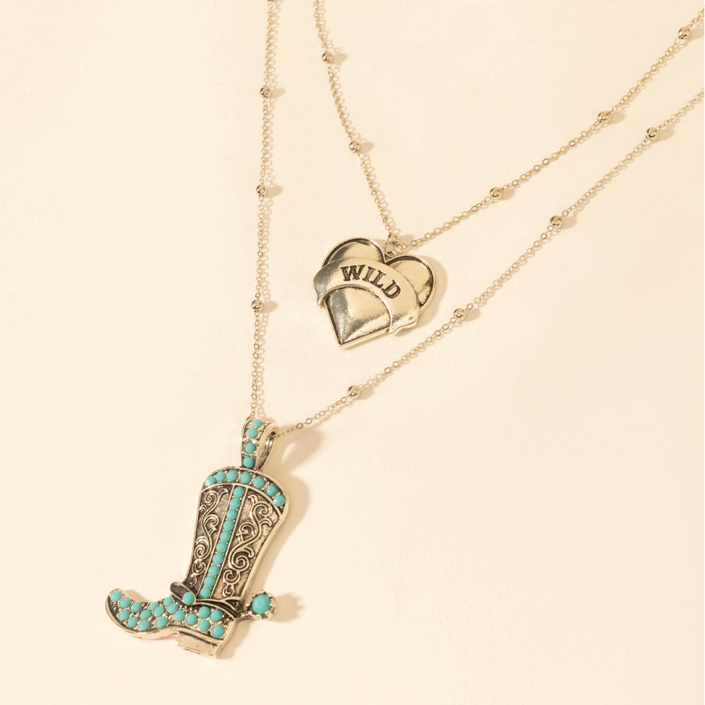 Wild Star Stomping Necklace in Desert Turquoise