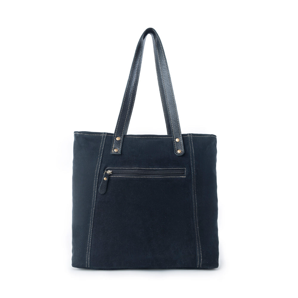 Myra Desert Trail Tote Bag in Midnight Coal
