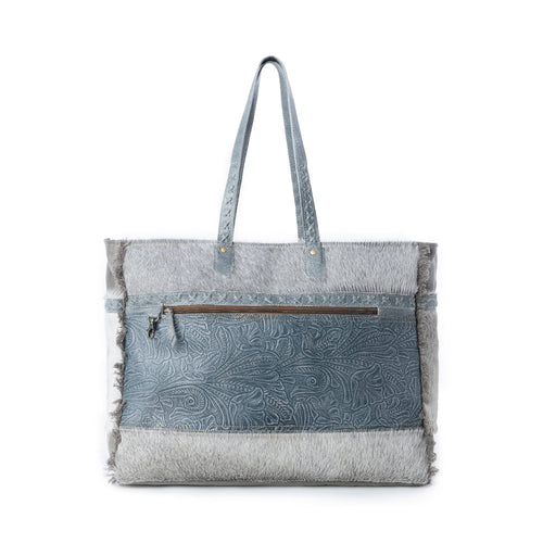 Myra Desert Willow Weekender Bag in Denim Blue