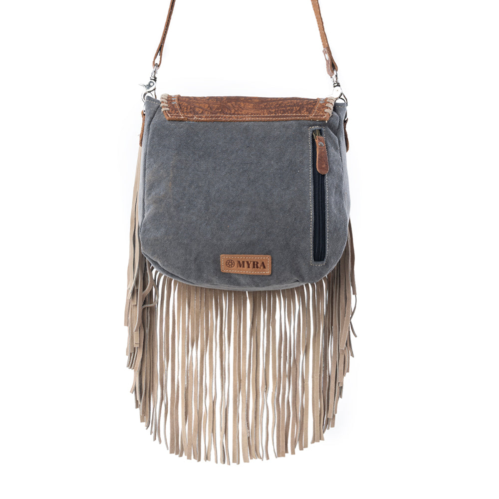 Myra Dusty Lariat Concealed Carry Bag in Saddle Brown