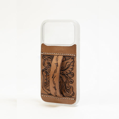 Toolcrest Handtooled iPhone 17 Pro Mobile Case