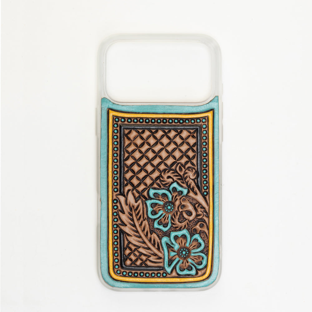 Latticeforge Handtooled iPhone 17 Pro Max Mobile Case