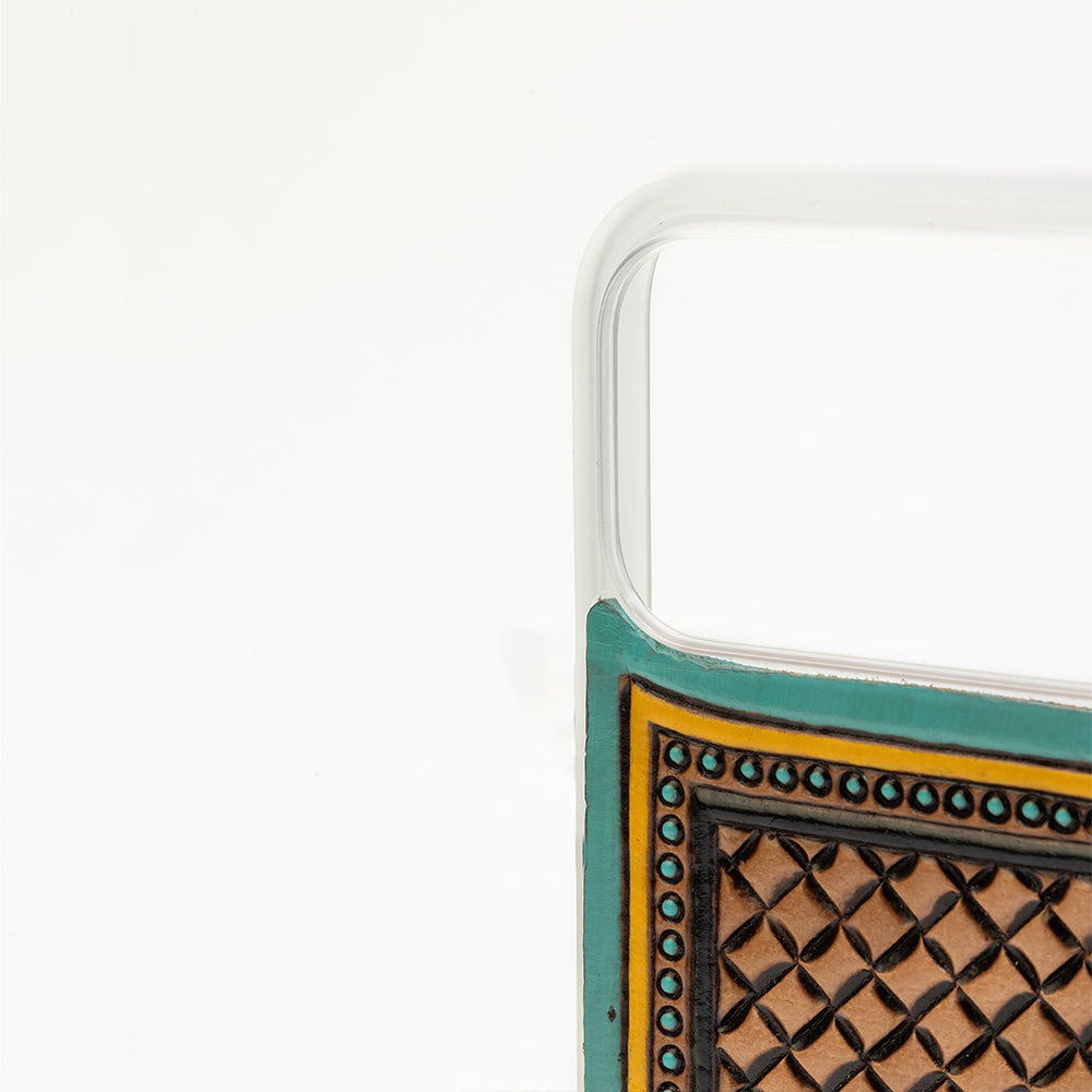 Latticeforge Handtooled iPhone 17 Pro Max Mobile Case