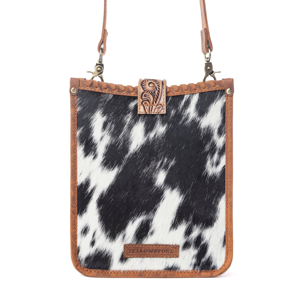 Yellowstone Snowfield Handtooled Bag in Cream Auburn