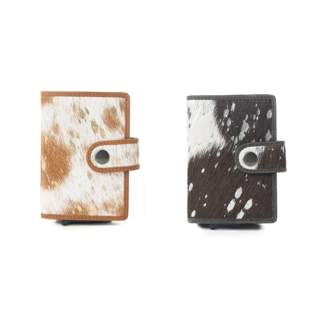 Monsoon Ink Hairon Leather Credit Card Holder Variant Combo