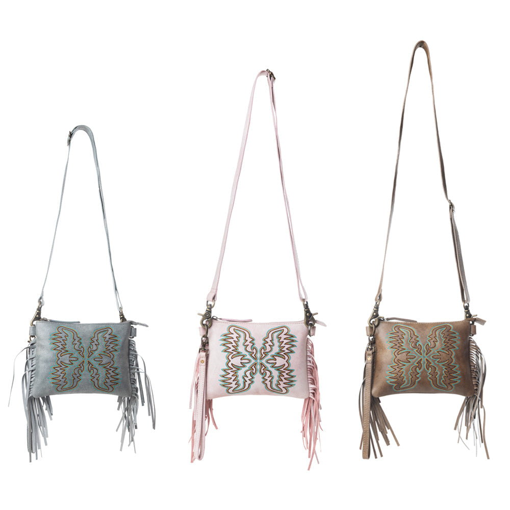 ThunderFly Fringed Leather Bag Variant Combo