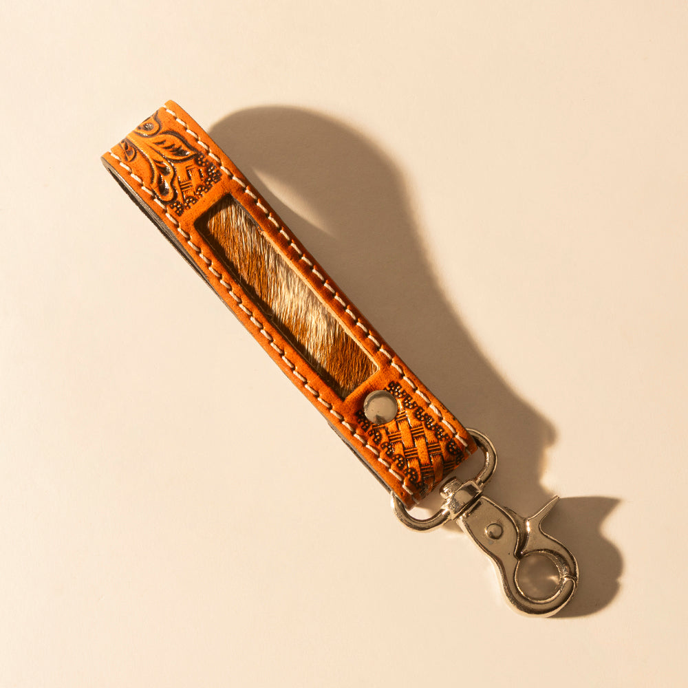 Hide Inlay Western Key Fob Variant Combo