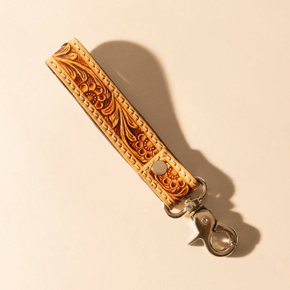 Hide Inlay Western Key Fob Variant Combo