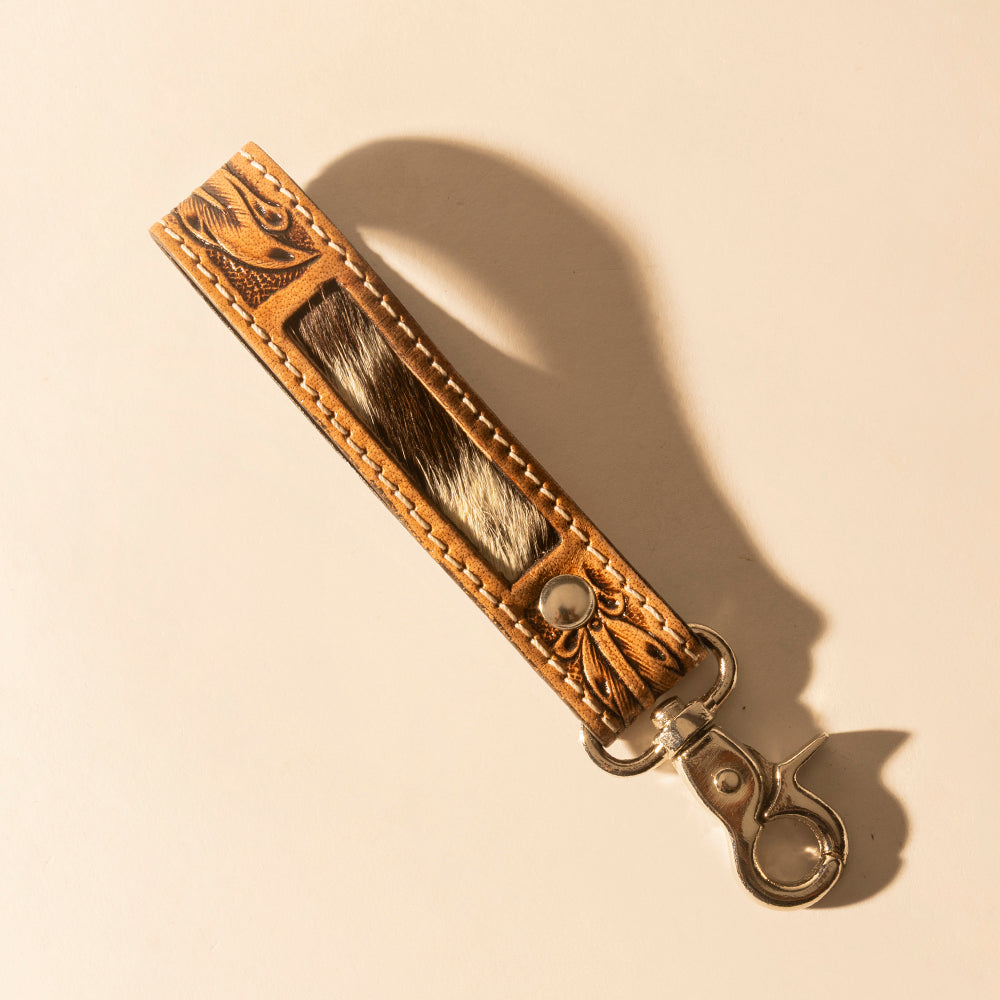 Hide Inlay Western Key Fob Variant Combo