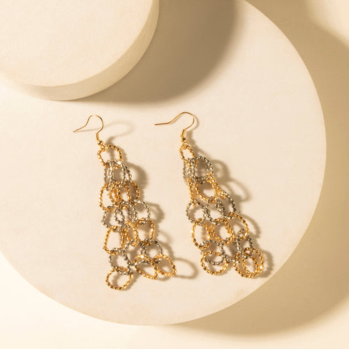 RoperLasso Loop Earrings in Burnished Amber