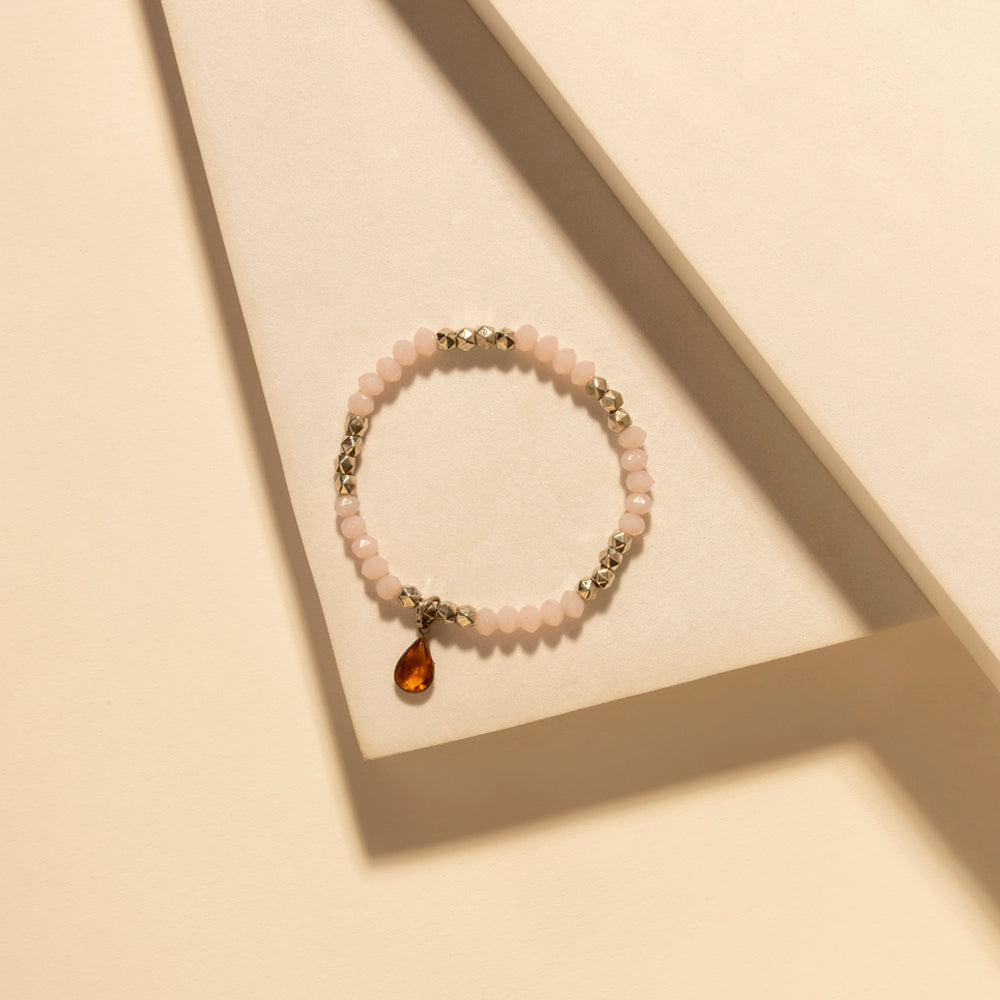 Wild Soul Charm Bracelet in Desert Blush