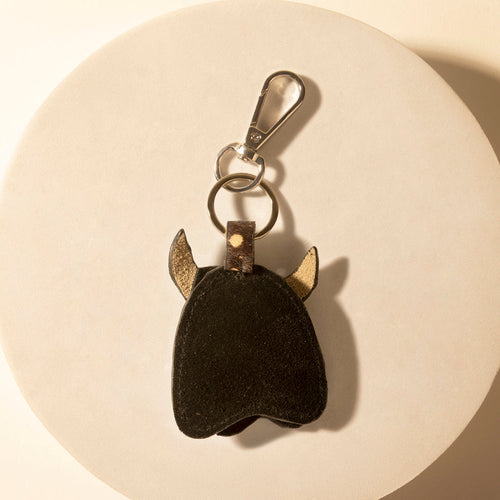 Outpost Bull Keychain in Desert Hide Mix