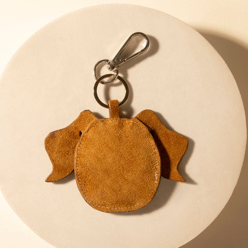 Ranch Pup Charm Keychain in Rawhide Tan Mix