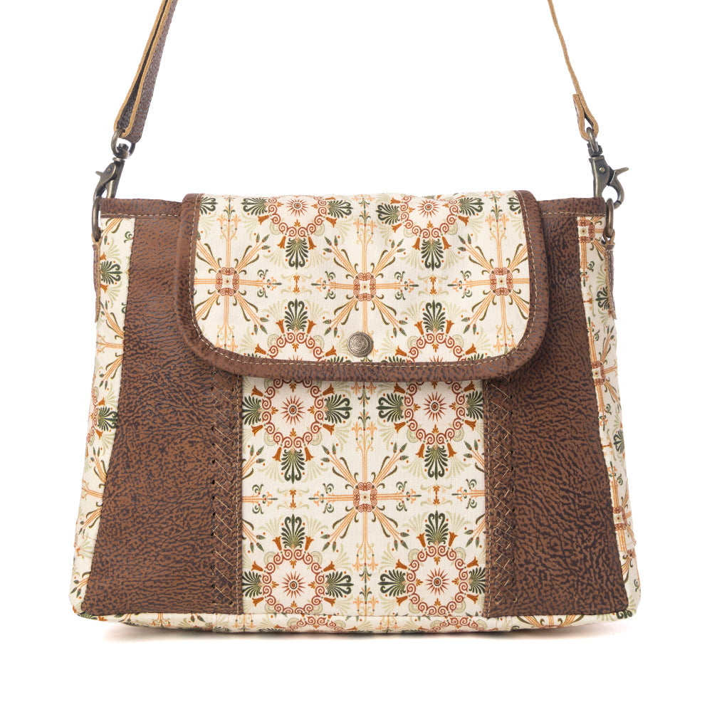 Oakline Cotton & Leather Shoulder Bag Variant Combo