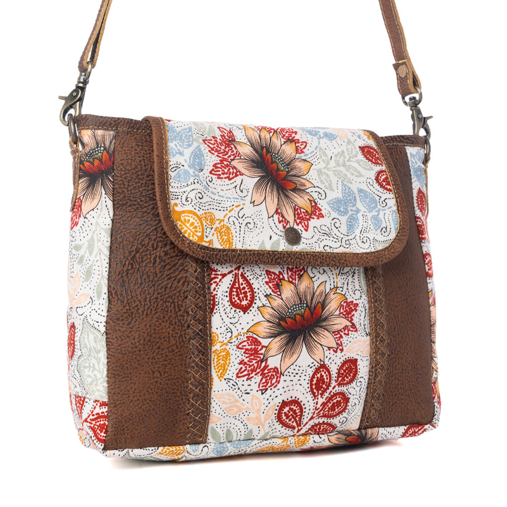Oakline Cotton & Leather Shoulder Bag Variant Combo