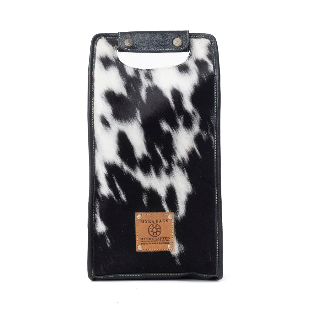 Cypress Field Hairon Leather Wine Bottle Holder Variant Combo