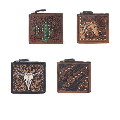 Briar Creek Handtooled Leather Credit Card Holder Variant Combo