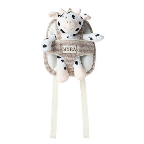 Little Moo Kids Backpack in Toffee Ranch