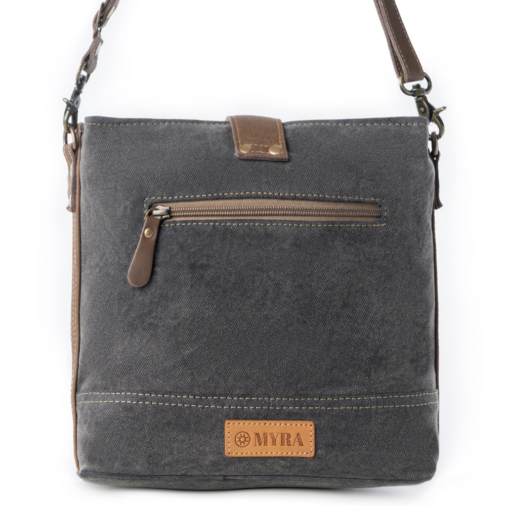 Frostbloom Vintage Shoulder Bag for Women in teal with floral detail